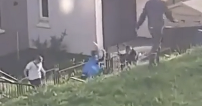 Video of Glasgow 'machete gang attack' emerges as man fights for life in hospital