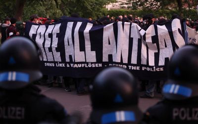 Scuffles in German cities after student who attacked neo-Nazis is convicted