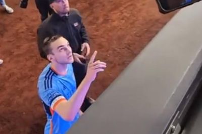 Watch as ex-Rangers ace Sands confronts furious NYCFC fans after dire run
