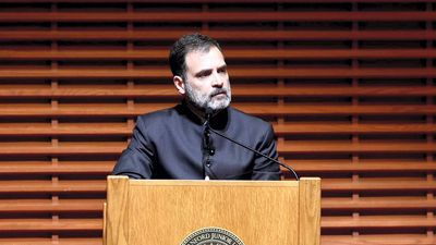 Not seeking international support in our fight against the BJP, Rahul Gandhi says in the U.S.