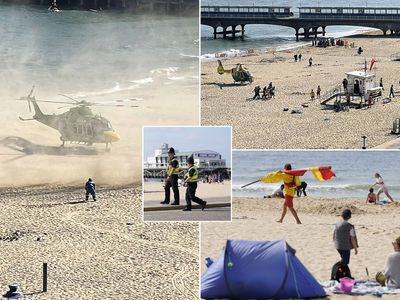 Beachgoers filmed Bournemouth tragedy victim receiving CPR