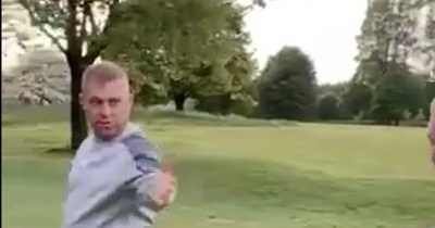 Wanted gang feud member spotted referring bare-knuckle fight on golf green