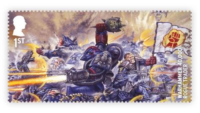 Warhammer and stamp-collecting collide in Royal Mail's latest collection