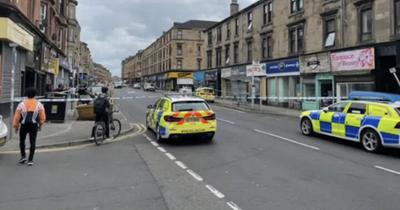 Glasgow street cordoned off as emergency services race to 'serious crash'