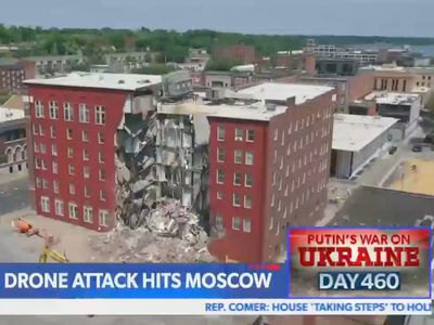 Newsmax branded ‘incompetent hacks’ for using images of Iowa building collapse in Russia drone strike report
