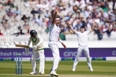 Stuart Broad claims four as England take charge against Ireland at Lord’s