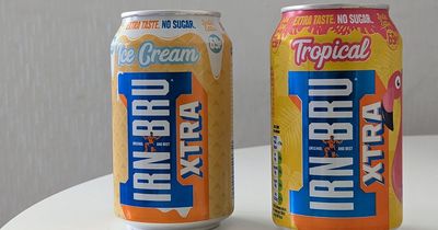 We tried Irn-Bru's two new flavours Ice Cream and Tropical and the tin 'gave us a chuckle'