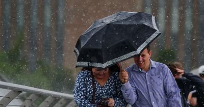 UK weather maps show huge wall of rain threatening blistering 23C June heatwave