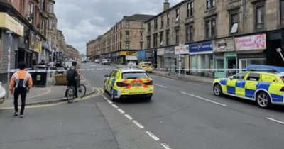 One injured in Glasgow crash as person rushed to hospital