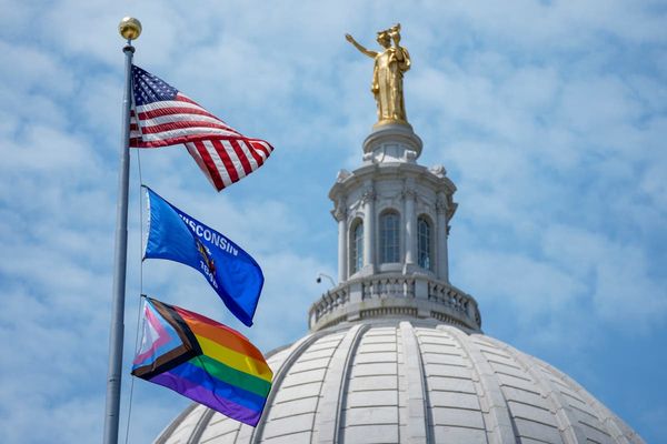 Governor raises pride flag over Wisconsin Capitol in show of support for LGBTQ+ community