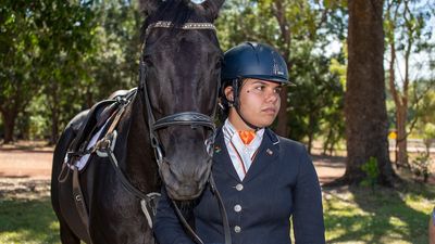Indigenous NT horse rider Lalwa May to take on international showjumping championship