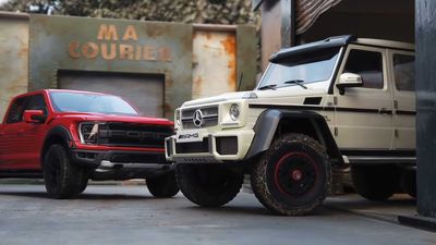 See Miniature F-150 Raptor, AMG G63 6X6 Get To Work In Quaint Video