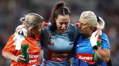 Isabelle Kelly cleared of serious throat damage following NSW Sky Blues' Women's State of Origin loss to Queensland Maroons