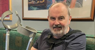 Broadcaster Gareth O'Callaghan shares 'painful but fantastic' journey of learning to walk again