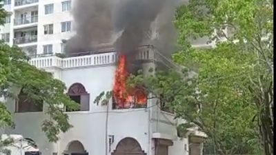 Firefighters put out blaze at Presidency Club in Chennai