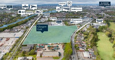 Glasgow east end development site goes up for sale
