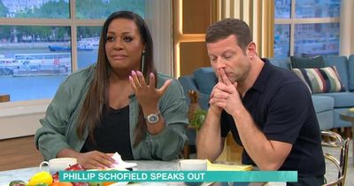 Alison Hammond breaks down in tears on This Morning and says she 'still loves' Phillip Schofield