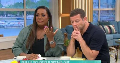 Alison Hammond in tears on This Morning over Phillip Schofield interview