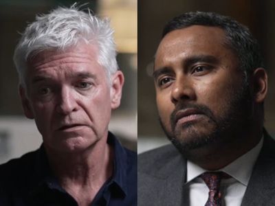 Phillip Schofield’s hands were ‘shaking’ during ‘delicate’ interview, says BBC’s Amol Rajan