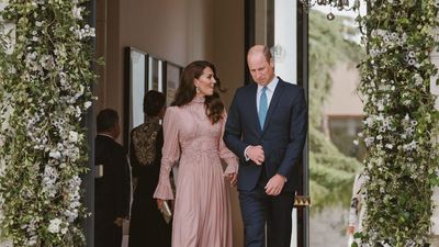 Kate Middleton's Elie Saab gown delights royal fans as she wears the same designer as the bride at Jordanian wedding
