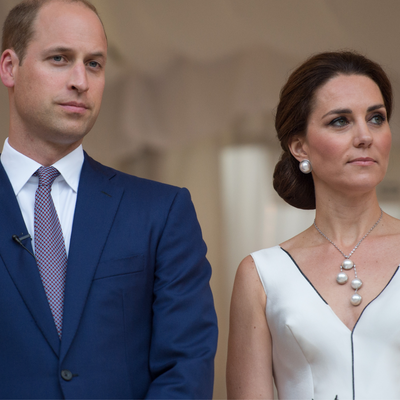 Prince William Was Filmed Apparently Saying "Chop Chop" to Princess Kate as She Chatted to the New Princess Rajwa of Jordan