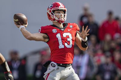 Watch: Rams QB Stetson Bennett throws TD pass in OTAs