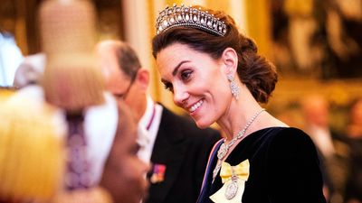 Kate Middleton's Greville chandelier earrings are the star of the show at Rajwa Alseif's royal wedding