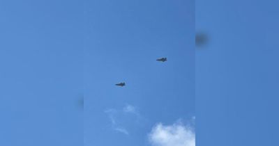 Why military planes were spotted flying over Wirral