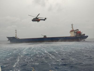 Two cargo vessels collide off Greek island, near Turkey