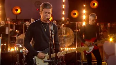 Watch Noel Gallagher use a Fender Strat for High Flying Birds’ “blasphemous” cover of Joy Division’s Love Will Tear Us Apart
