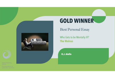 The Walrus Wins GOLD for Best Personal Essay at the 2023 Digital Publishing Awards