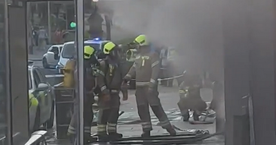 Fire crews battle Paisely Subway store blaze into early hours of the morning