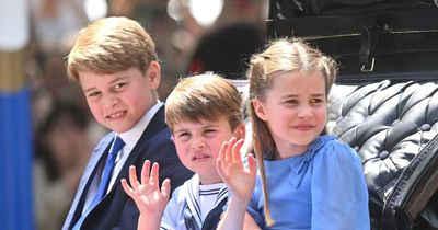 Princess Charlotte's cheeky gesture to keep Prince Louis in check during carriage ride