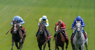 Regal Reality wins the Diomed Stakes at Epsom