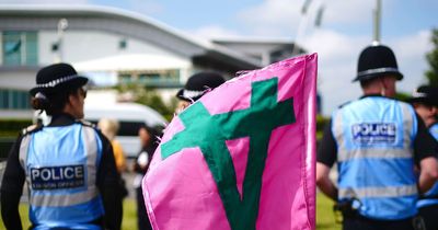 Police arrest 19 animal rights activists ahead of Epsom Derby