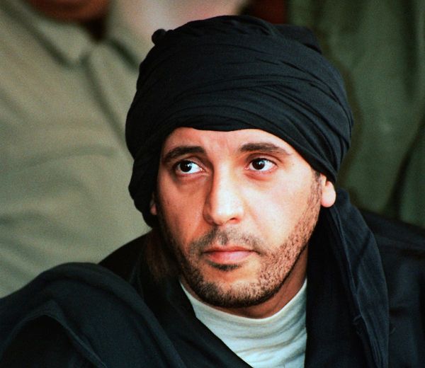 Gadhafi's son goes on hunger strike in Lebanon to protest detention without trial