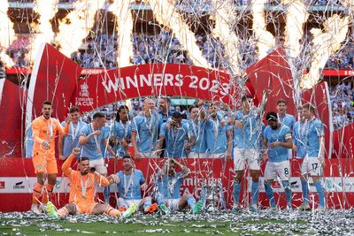 Man City stay on course for treble after beating Man United in FA Cup final
