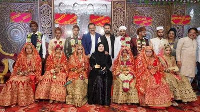 Mass marriage provides dream wedding to poor couples from Mumbai's Andheri