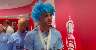 Belly slides, dancing and beer - how Man City players celebrated FA Cup win vs Manchester United