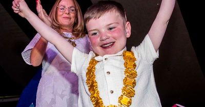 Six-year-old Daithi granted freedom of Belfast