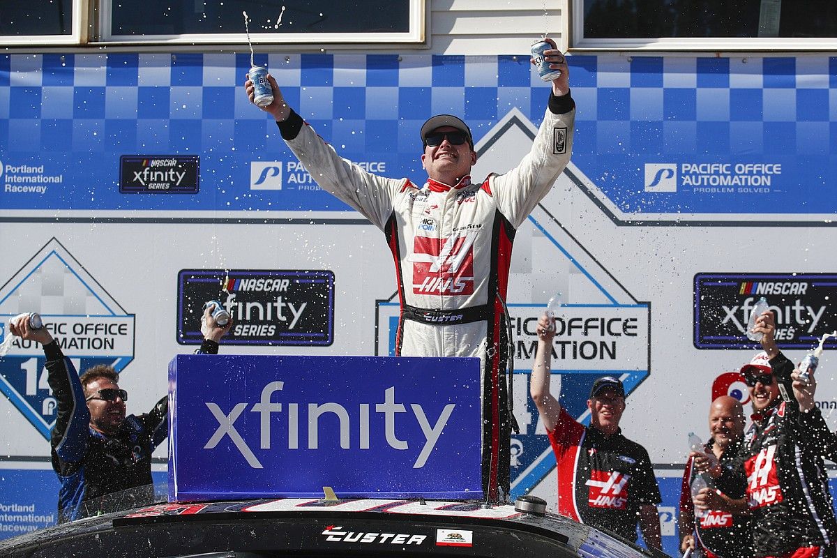 Cole Custer wins chaotic NASCAR Xfinity race at…