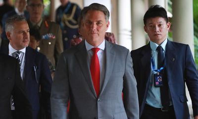 Richard Marles meets Gen Li Shangfu, as Chinese defence minister refuses formal meeting with US counterpart