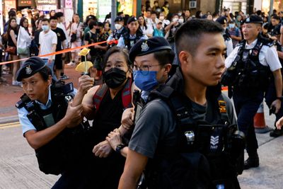 Police detain 23 people in Hong Kong on Tiananmen anniversary