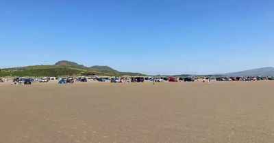 'I visited a £6 'drive-on' beach - the view was gorgeous but parking was chaos'
