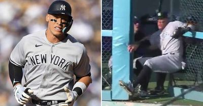New York Yankees star Aaron Judge runs through wall to pull off another incredible catch