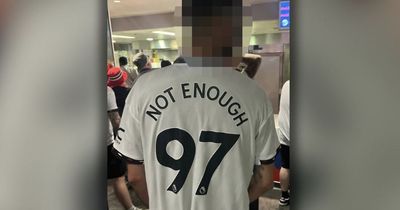 Hillsborough group slams 'despicable' shirt worn by Manchester United fan arrested during FA Cup final