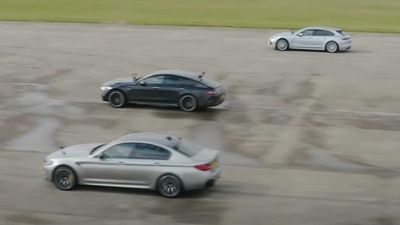 Watch An AMG GT 63 S Take On A BMW M5, Porsche Panamera In A Drag Race