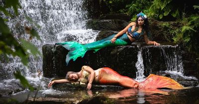 'Magical' mermaid who brings joy to children has unlikely day job