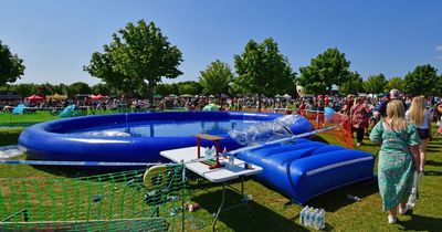 Horror at Southport festival as young boy in inflatable zorb ball 'swept up into air'