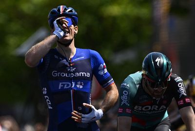 Brussels Cycling Classic: Arnaud Demare wins sprint with bike throw